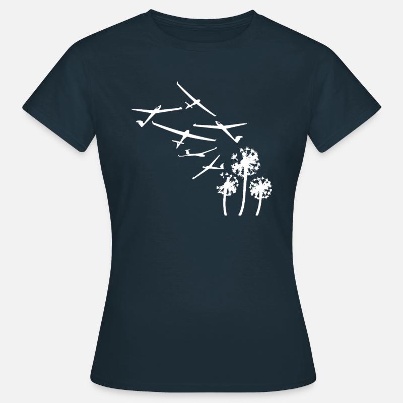 Glider pilot, glider, glider flying, pilot - Women's T-Shirt - navy