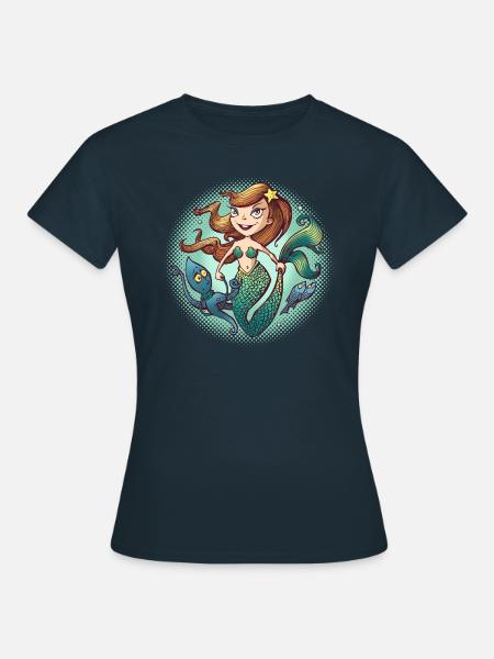 Mermaid - Women's T-Shirt - navy
