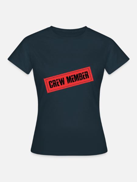 Crew Mitglied - Frauen T-Shirt - Navy