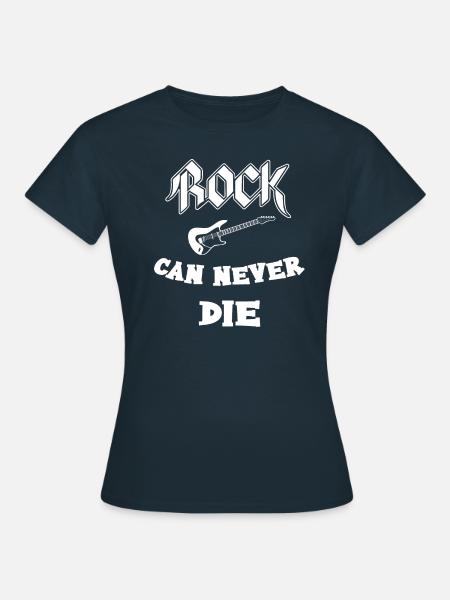 Rock Rock Music Rock N Roll Hard rock Gift - Women's T-Shirt - navy