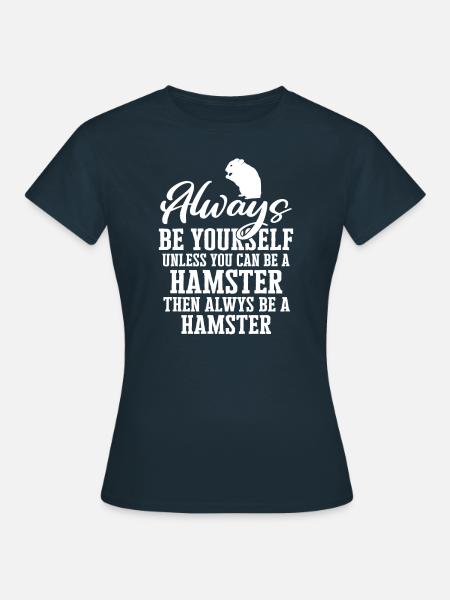 Hamster - Frauen T-Shirt - Navy