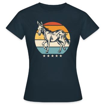 Donkey Donkey Animal - Women's T-Shirt - navy - Front - AI Model Female 172 dark (172cm)