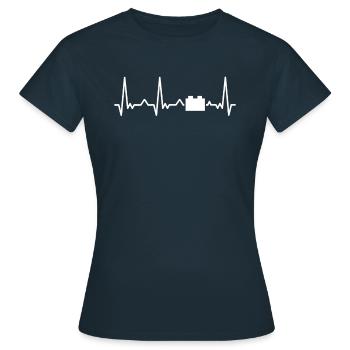 Brick Builder Brick Building Master Builder - Women's T-Shirt - navy - Front - AI Model Female 172 dark (172cm)