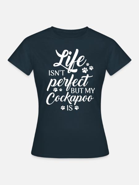 Cockapoo Hund - Frauen T-Shirt - Navy