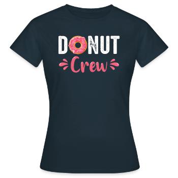 Donut Donuts Candy Bagel - T-shirt Femme - marine - Devant - AI Model Female 172 dark (172cm)
