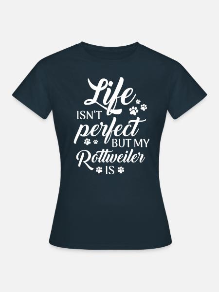 Rottweiler Hund - Frauen T-Shirt - Navy