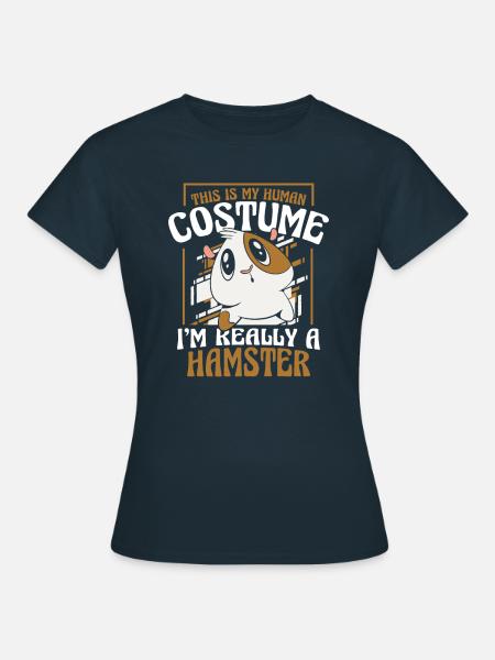Hamster - Frauen T-Shirt - Navy