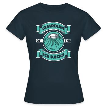 Schulkrankenschwester Gesundheitswesen Schulkranke - Frauen T-Shirt - Navy - Vorne - AI Model Female 172 dark (172cm)