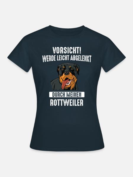 Rottweiler Hund - Frauen T-Shirt - Navy