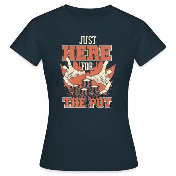 Poker Casino Texas Hold'em Poker Players - Women's T-Shirt - navy - Front - AI Model Female 172 dark (172cm)