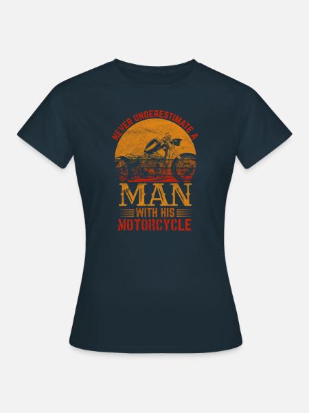 motorcycle - Women's T-Shirt - navy