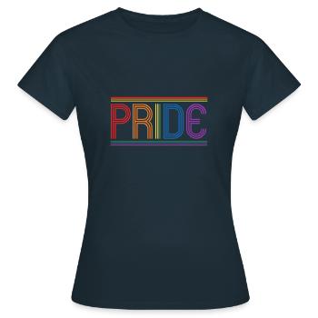 Fierté - T-shirt Femme - marine - Devant - AI Model Female 172 dark (172cm)