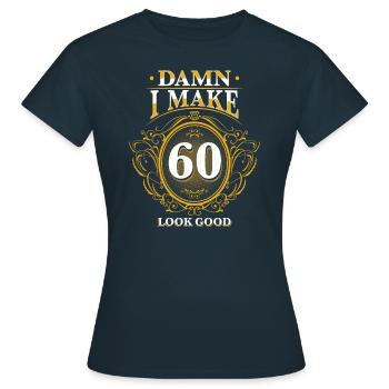 Look good 60 - Women's T-Shirt - navy - Front - AI Model Female 172 dark (172cm)