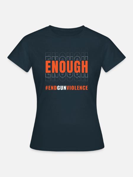 Genug Waffengewalt - Frauen T-Shirt - Navy