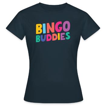 Bingo Buddies pour tous les fans de bingo - T-shirt Femme - marine - Devant - AI Model Female 172 dark (172cm)