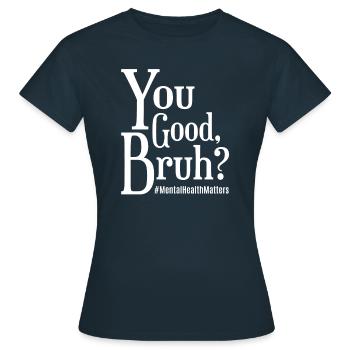Alles Klar, Bruder? - Frauen T-Shirt - Navy - Vorne - AI Model Female 172 dark (172cm)