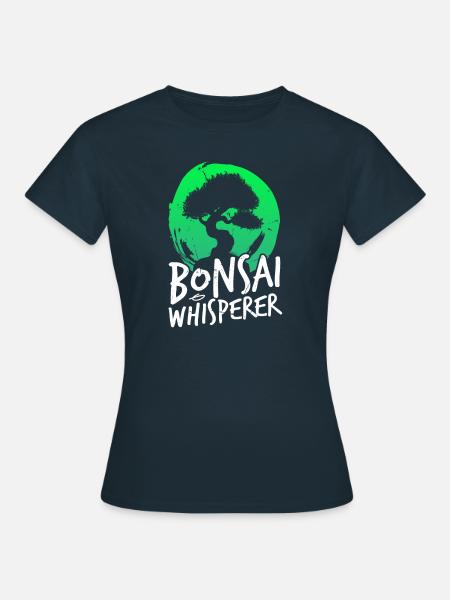 Bonsai-flüsterer - Frauen T-Shirt - Navy