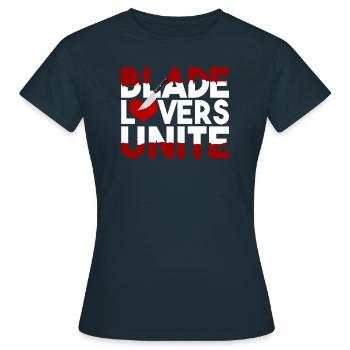 Blade Lover Unite - Women's T-Shirt - navy - Front - AI Model Female 172 dark (172cm)