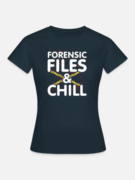 Forensische Akten - Frauen T-Shirt - Navy