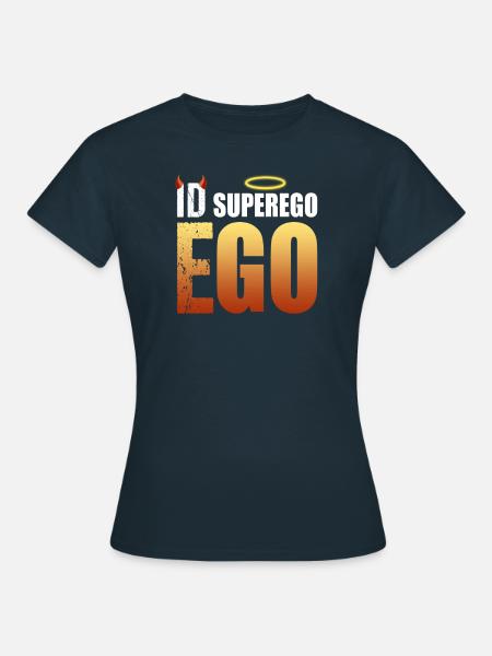 Es Über-ich Ego - Frauen T-Shirt - Navy