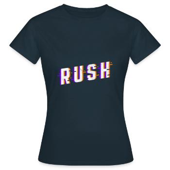 Rush old school - Women's T-Shirt - navy - Front - AI Model Female 172 dark (172cm)