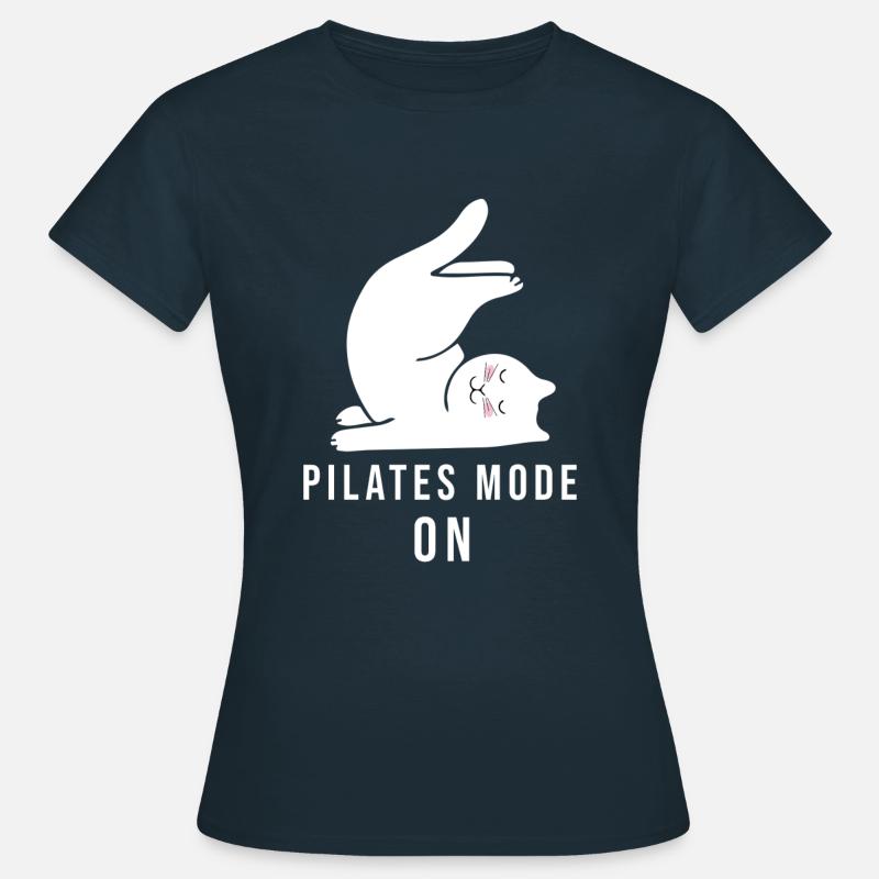 Pilates mode on - Women's T-Shirt - navy