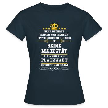 Gardien de place - T-shirt Femme - marine - Devant - AI Model Female 172 dark (172cm)