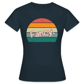 Fantaisie! - T-shirt Femme - marine - Devant - AI Model Female 172 dark (172cm)