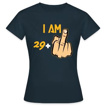30e anniversaire - T-shirt Femme - marine - Devant - AI Model Female 172 dark (172cm)