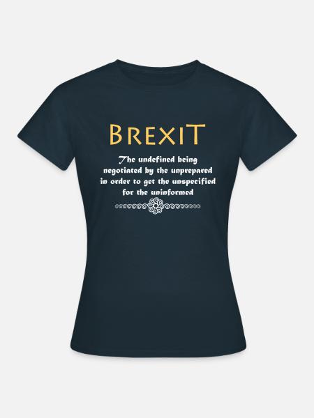 Brexit - Women's T-Shirt - navy