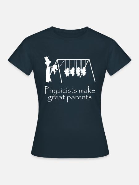 Physiker Eltern - Frauen T-Shirt - Navy
