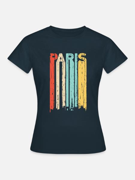 Paris - Frauen T-Shirt - Navy