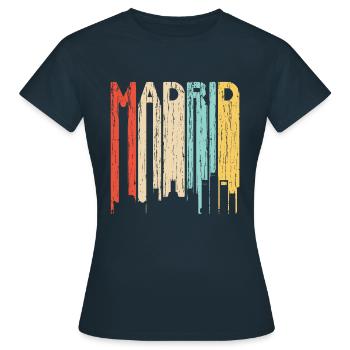 Madrid - Women's T-Shirt - navy - Front - AI Model Female 172 dark (172cm)