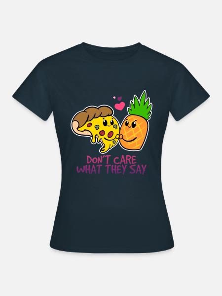 Pizza Hawaï - Vrouwen T-shirt - navy