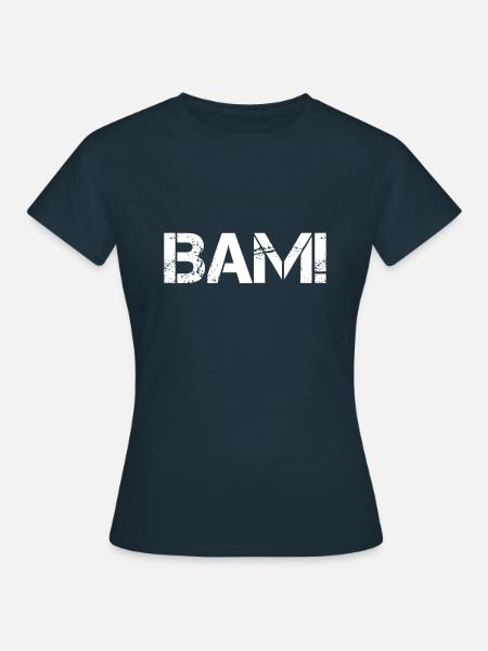 Zuschlagen Schlagen Lustig - Frauen T-Shirt - Navy