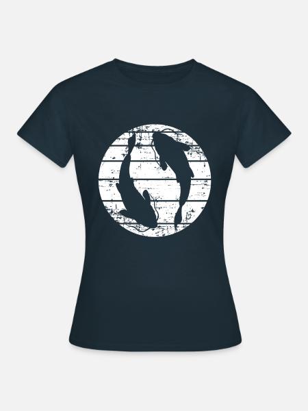 Karpfen - Frauen T-Shirt - Navy