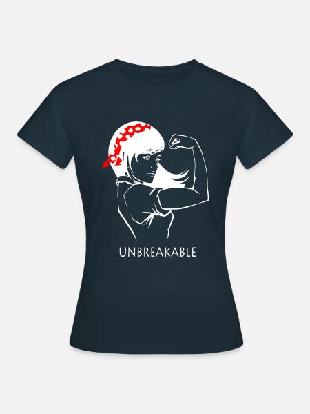 Junge Starke Frau - Frauen T-Shirt - Navy