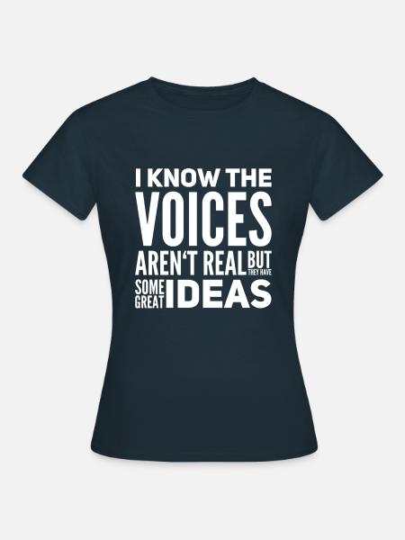 Gek persoon - Vrouwen T-shirt - navy