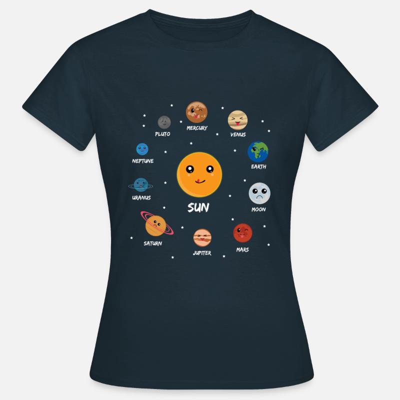 Solar system - Women's T-Shirt - navy