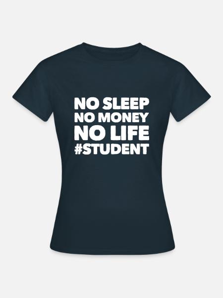 Studenten - Frauen T-Shirt - Navy