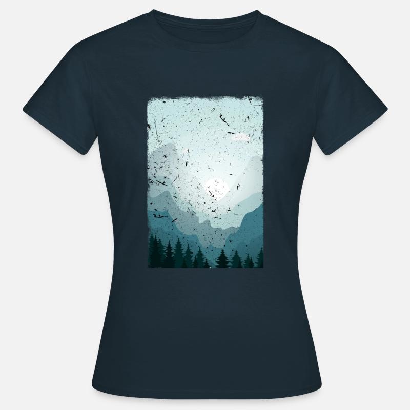 landscape - Women's T-Shirt - navy