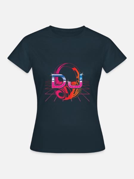 DJ - Frauen T-Shirt - Navy