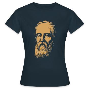 Galileo Galilei - T-shirt Femme - marine - Devant - AI Model Female 172 dark (172cm)