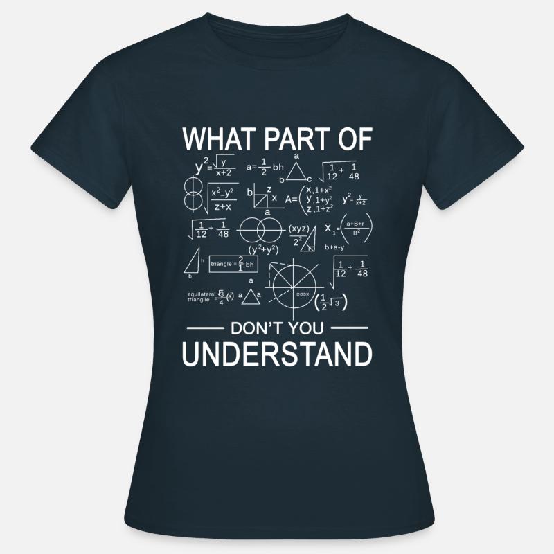 mathematician - Women's T-Shirt - navy