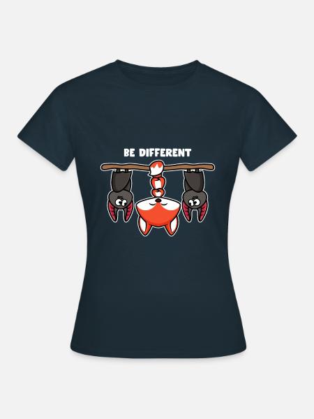 Sei Anders Lustig - Frauen T-Shirt - Navy