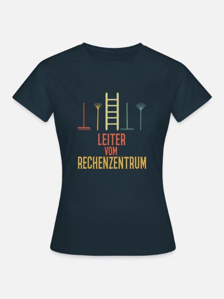 Leiter Vom Rechenzentrum Witziges - Frauen T-Shirt - Navy