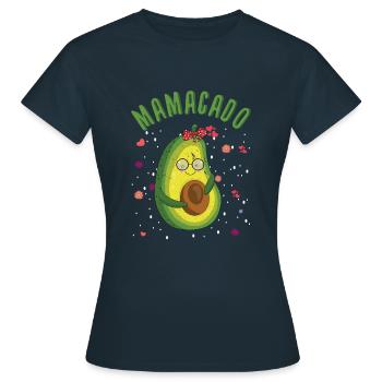 Mama Avocado Mom Mommy Happy Mother's Day - Women's T-Shirt - navy - Front - AI Model Female 172 dark (172cm)
