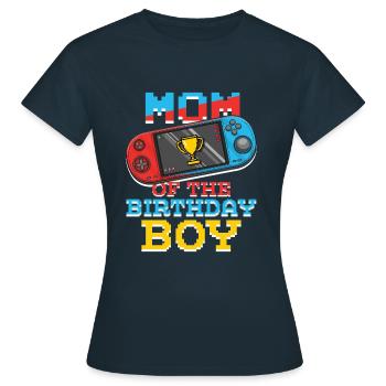 Maman de Gamer Amateur de jeux vidéo Gamer - T-shirt Femme - marine - Devant - AI Model Female 172 dark (172cm)