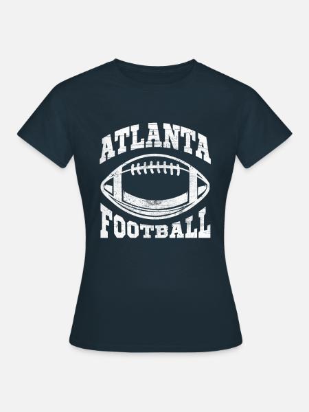 Jeu Sports Foot Ball Fan City Atlanta - T-shirt Femme - marine
