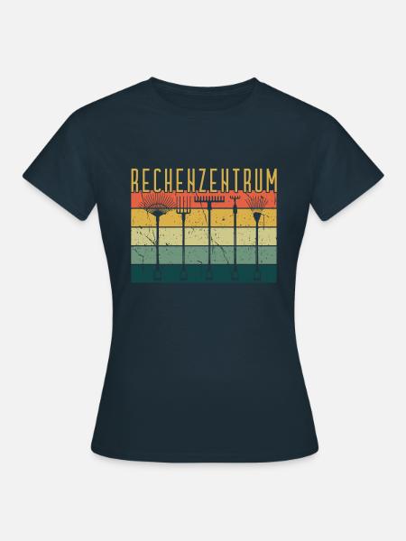 Rechenzentrum Gärtner Baumschule Garten Hobby - Frauen T-Shirt - Navy